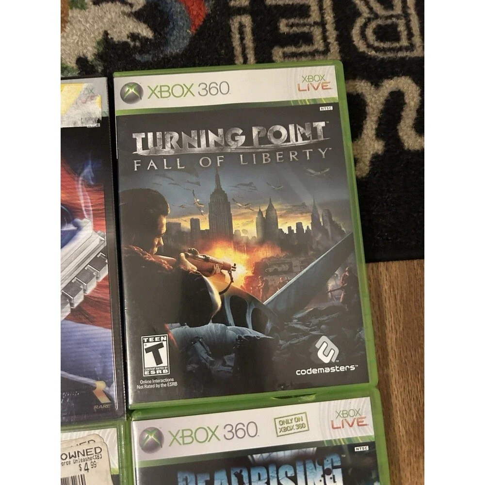 Xbox 360 Video Game Lot Star Wars, Turning Point,Perfect Dark Deadrisng